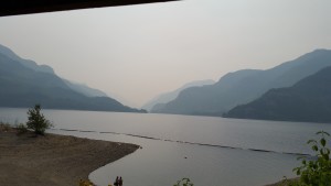 Fresh Water levels are low inland at Strathcona Park Lodge. 