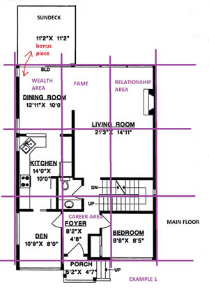 floor plan sample adding deck to home