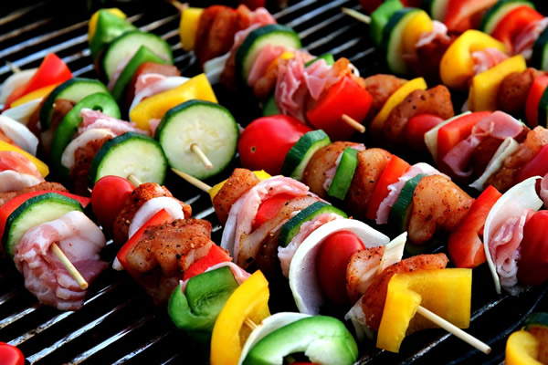 BBQ-shish-kebab